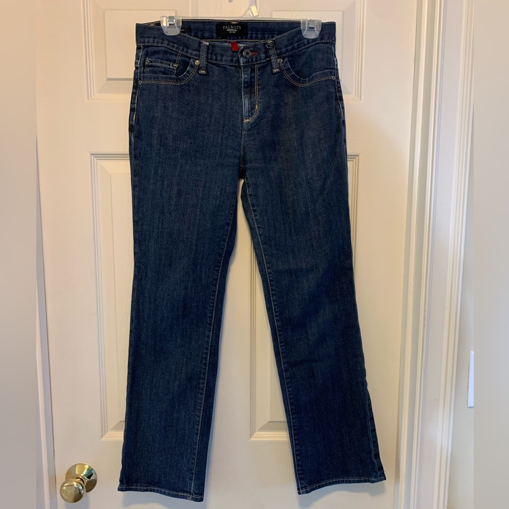 Talbots 99% cotton straight jeans 6P